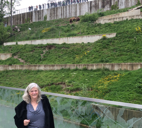 Ann visits bears in their new home in Bern, Switzerland